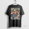Official Home School Your Kids Lucy Martinez No Kings Protest 2025 Long Sleve Shirt