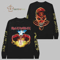 Official Iron Maiden Im50 Anniversary Collection Fear Of The Dark Winged Eddie Long Sleeve T Shirt