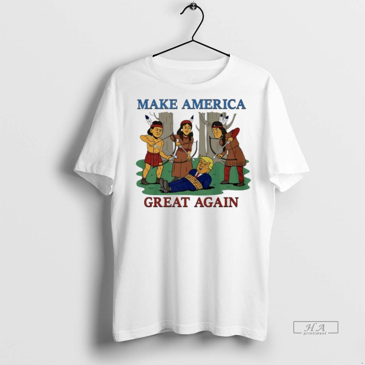 Official Native Americans Arrest Trump Make America Great Again Shirt