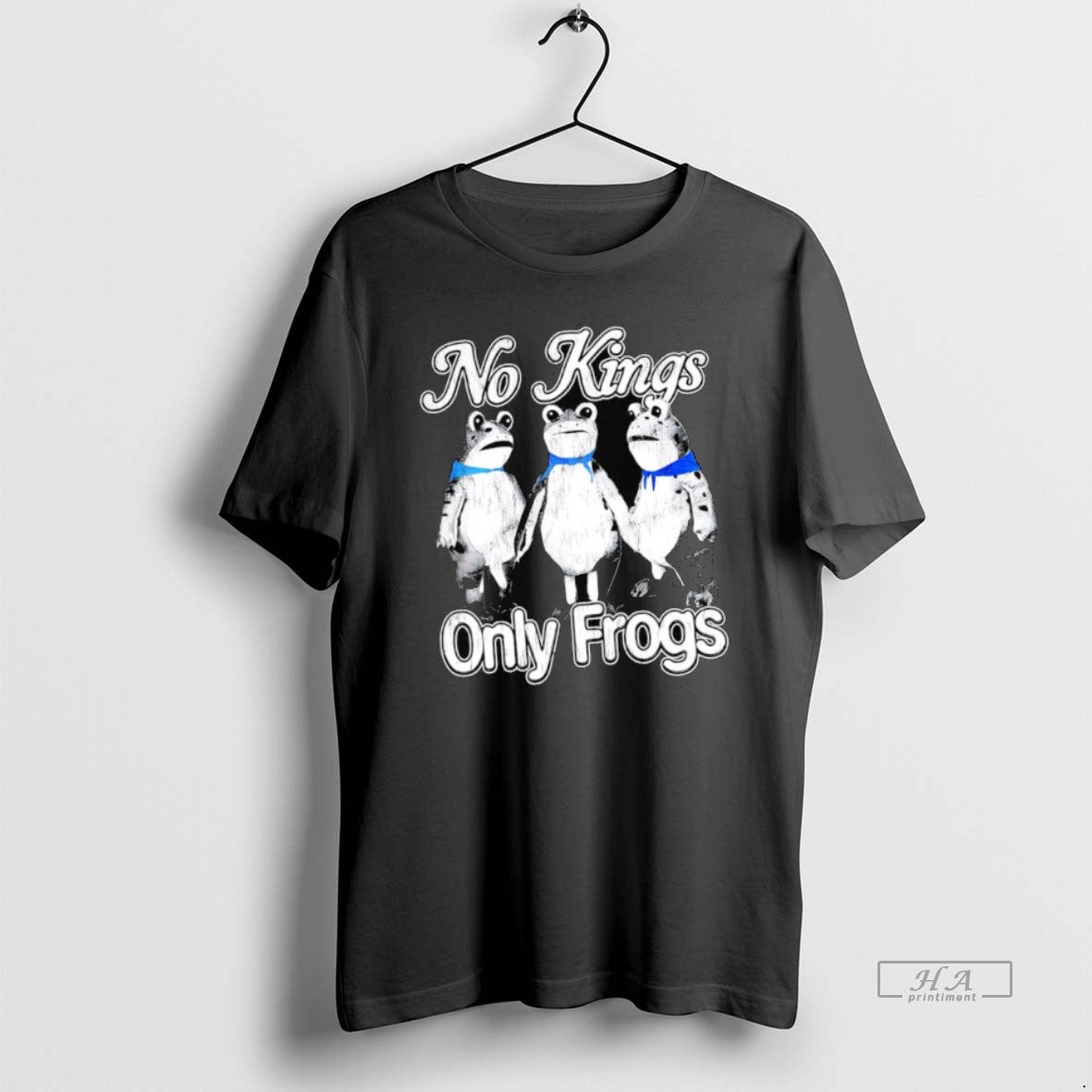 Official No Kings Only Frogs Graphic