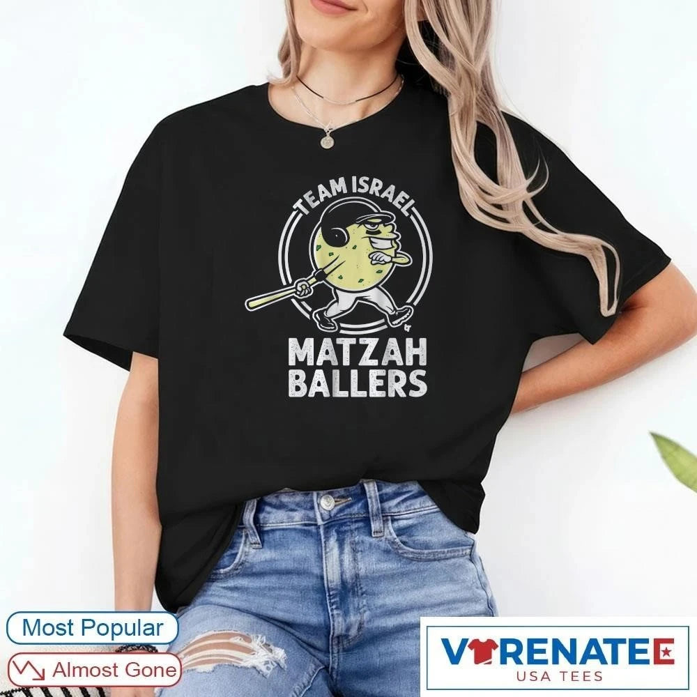 Official Official Garrett Stubbs Matzah Ballers Team Israel shirt