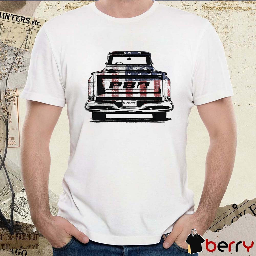 PBR Professional Bull Riders Patriotic Vintage Truck Buck Off 2026 t-shirt