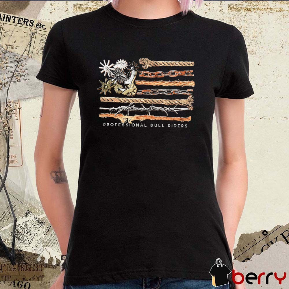 PBR Professional Bull Riders Ropes and Spurs Western Flag 2026 t-shirt