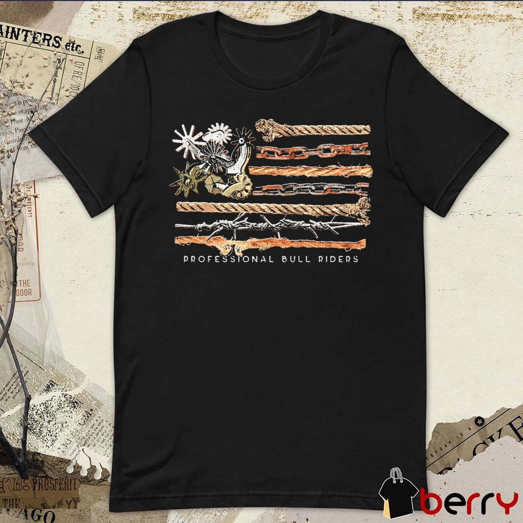 PBR Professional Bull Riders Ropes and Spurs Western Flag 2026 t-shirt