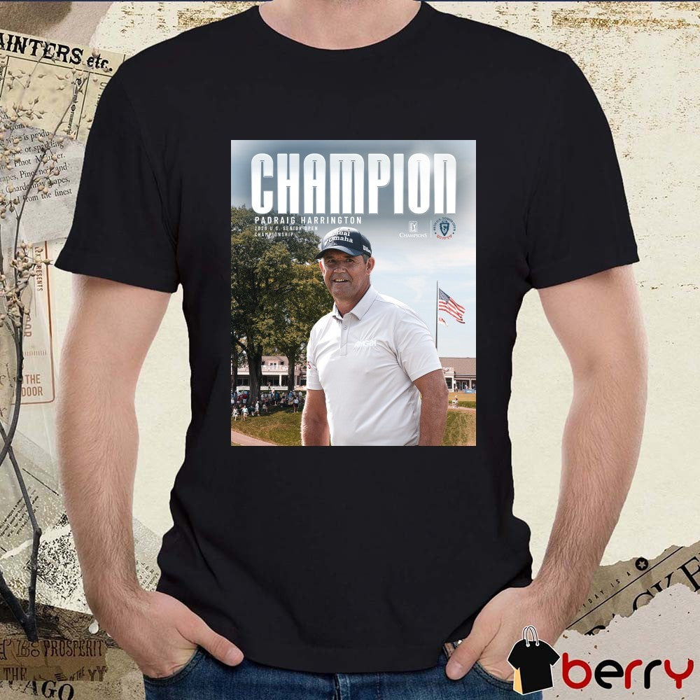 Padraig Harrington Champion 2026 U.S. Senior Open Championship PGA Tour Poster t-shirt