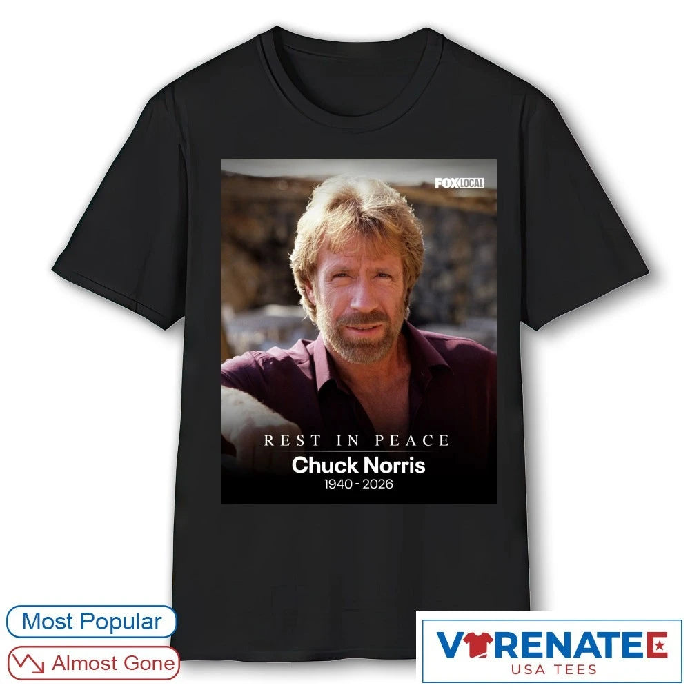 Official Rest In Peace Chuck Norris 1940 – 2026 T-Shirt