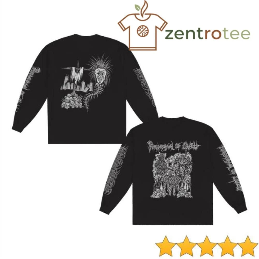 Official Run For Cover Records Merch Store Portrayal Of Guilt Human Terror tee