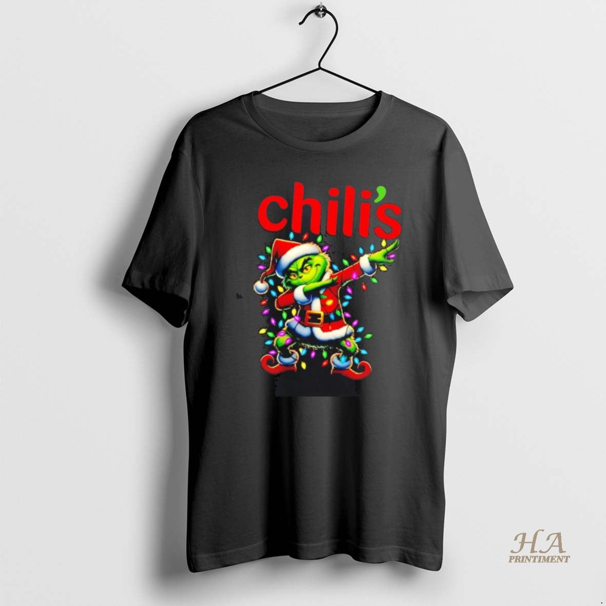 Official Santa Grinch Dabbing Chilis Christmas Light