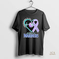 Official Seattle Mariners I Will Remember For You Alzheimers Awareness Heartbeat Brain