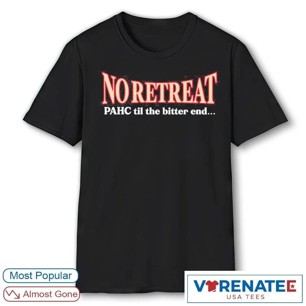 Official Steel City Hardcore No Retreat PAHC Til The Bitter End T-Shirt