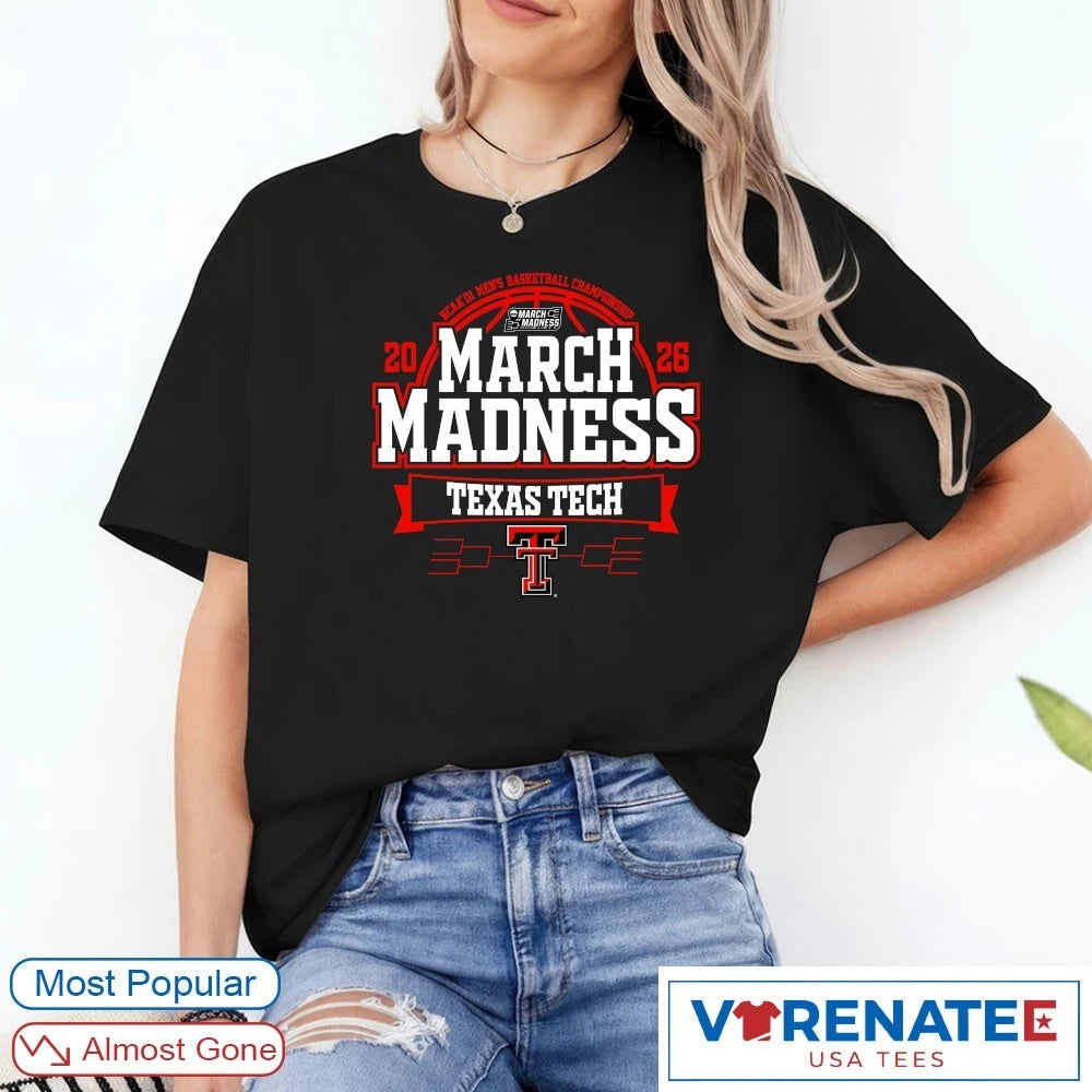 Official Texas Tech Red Raiders 2026 NCAA DI Men’s Basketball Championship March Madness T-Shirt