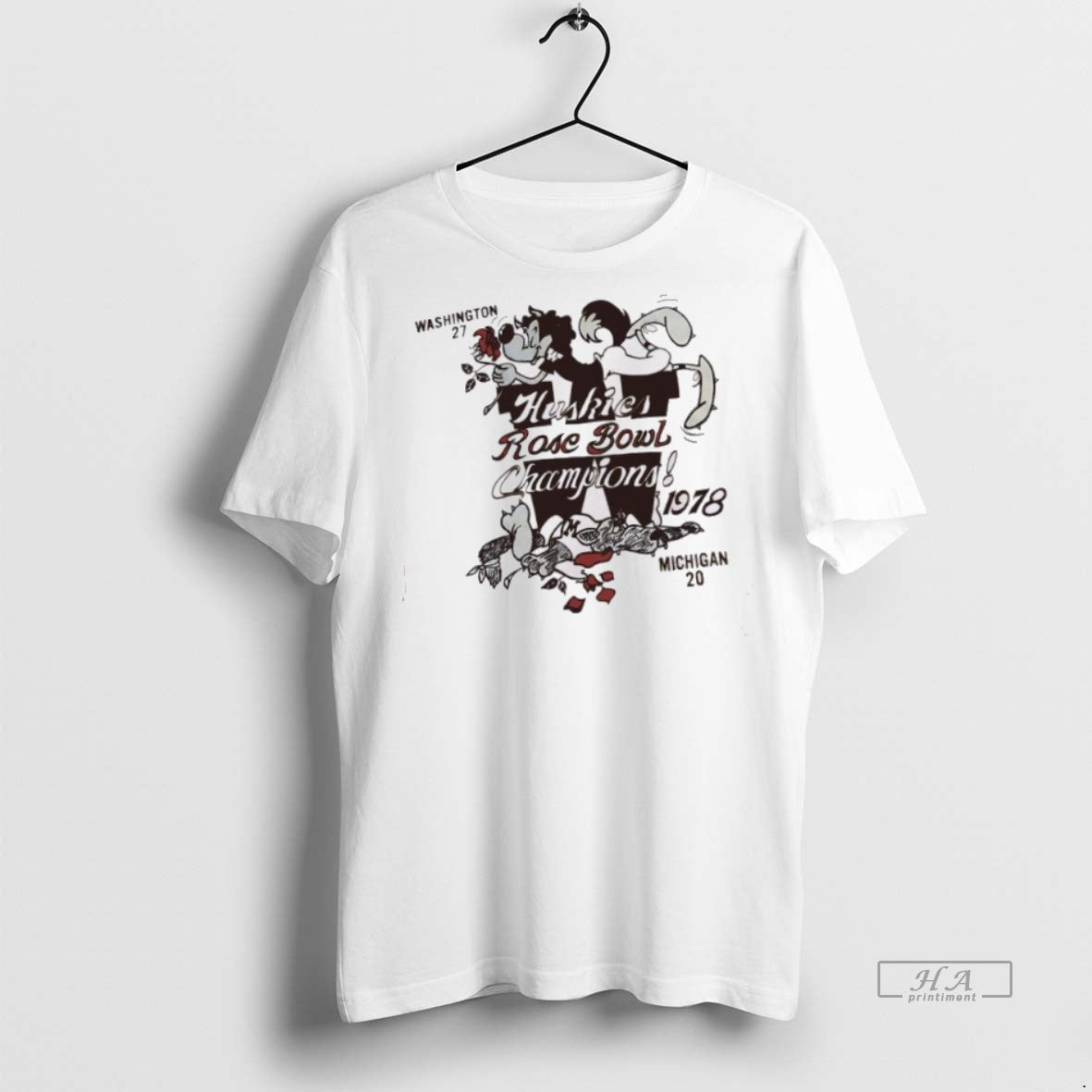 Official Washington Huskies 1978 Rose Bowl Champions Shirt