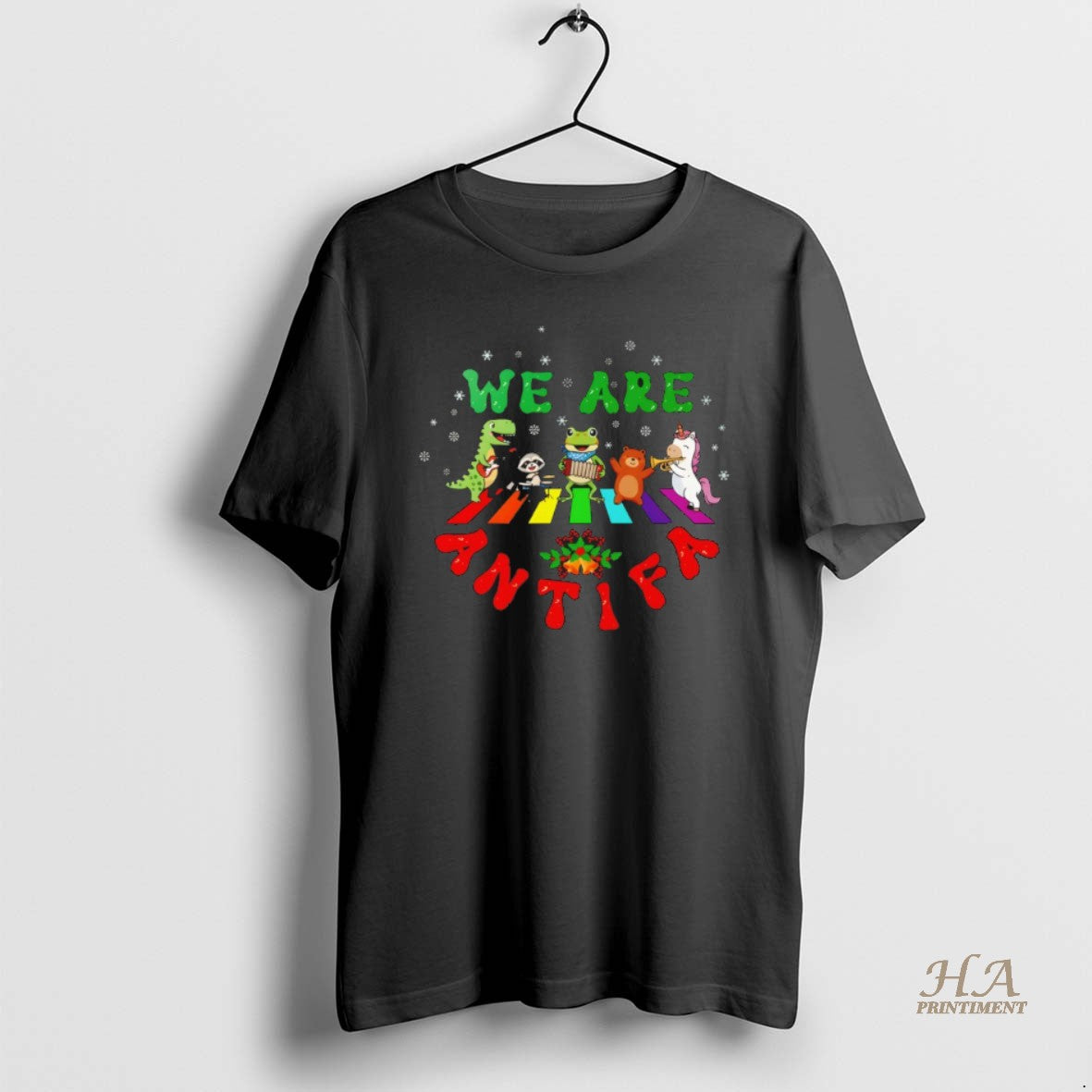 Official We Are Antifa Anti Trump Christmas