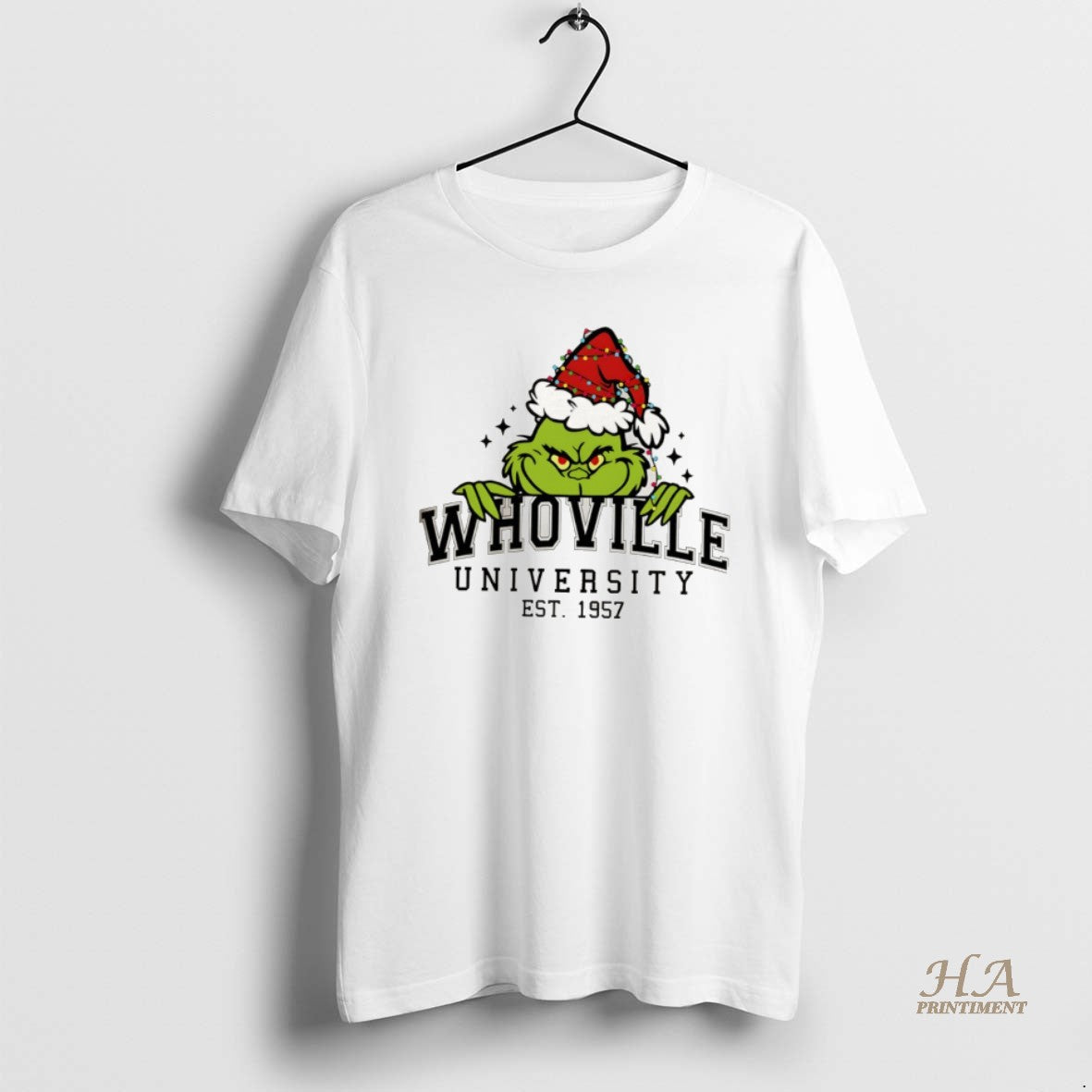 Official Whovillee Christmas Grinch Est 1957