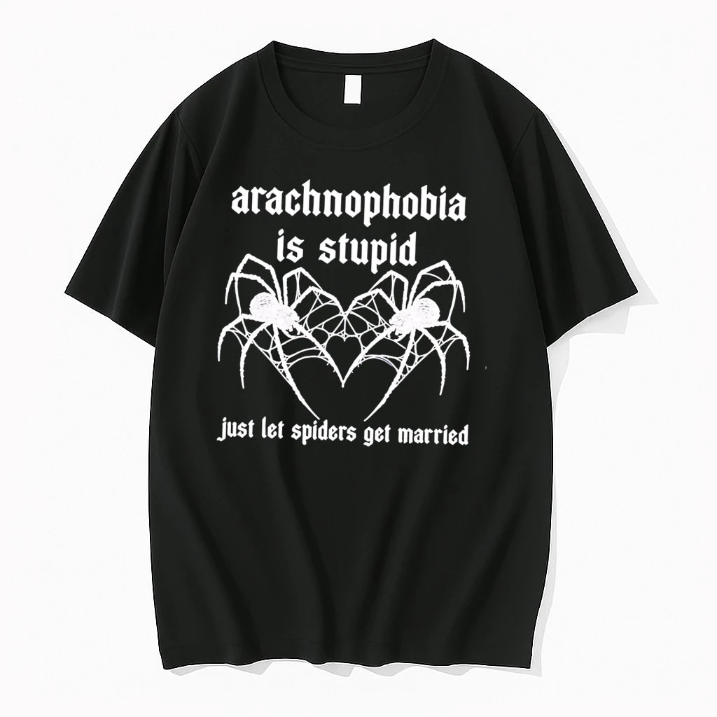 Officials Arachnophobia Is Stupid Just Let Spiders Get Married Tee Premium T Shirt