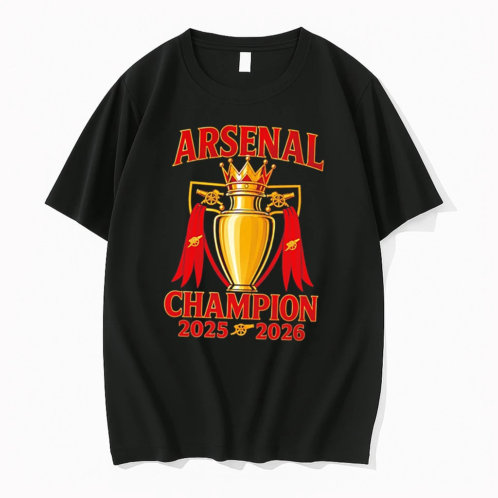 Officials Arsenal Fc 2025 2026 Premier League Champions Trophy Tee T Shirt Sweater