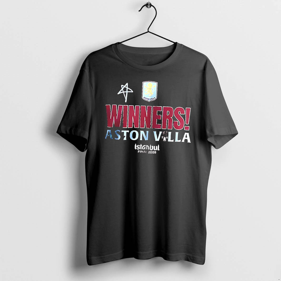Officials Aston Villa Uefa Europa League Istanbul Final 2026 Winners Tee T Shirt Sweater