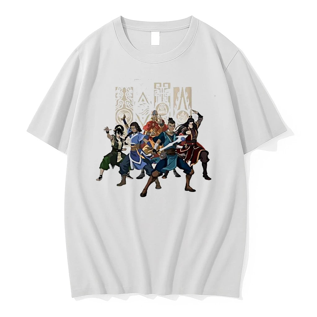 Officials Avatar The Last Airbender Elemental Symbols Aang Katara Toph Sokka Zuko