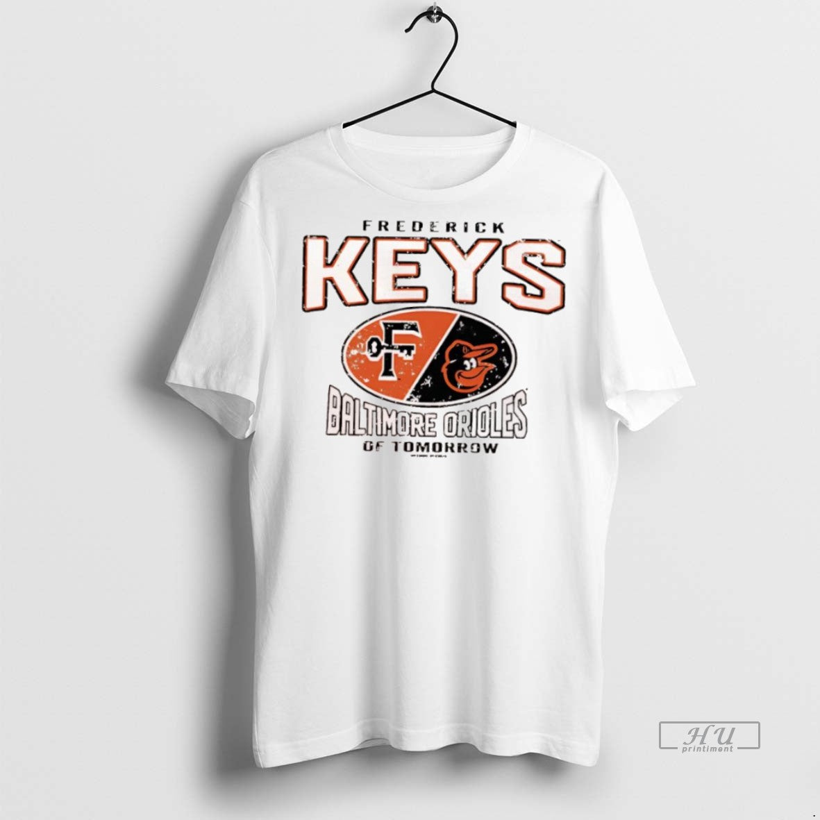 Officials Baltimore Orioles X Frederick Keys Of Tomorrow Logo Tee Shirt Sweater
