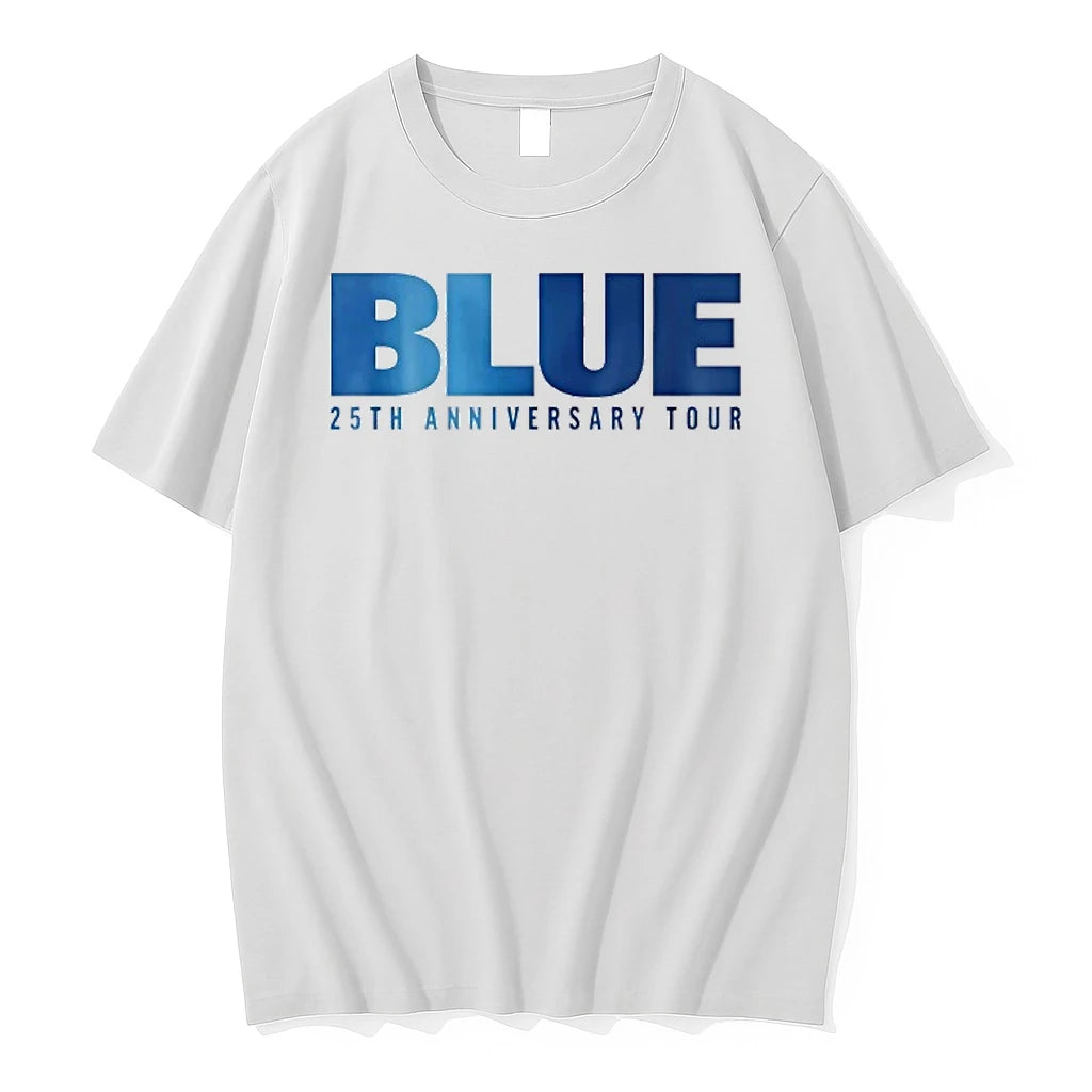 Officials Blue 25th Anniversary Tour Concert Music Premium T Shirt