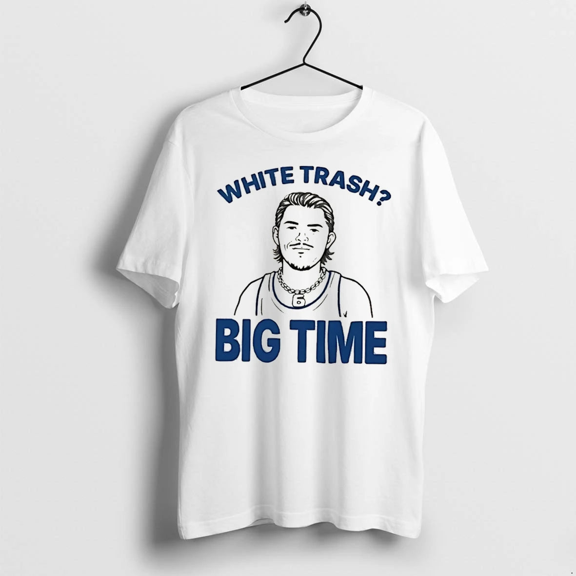 Officials Bo Byram White Trash Big Time Bensons Tee T Shirt Sweater