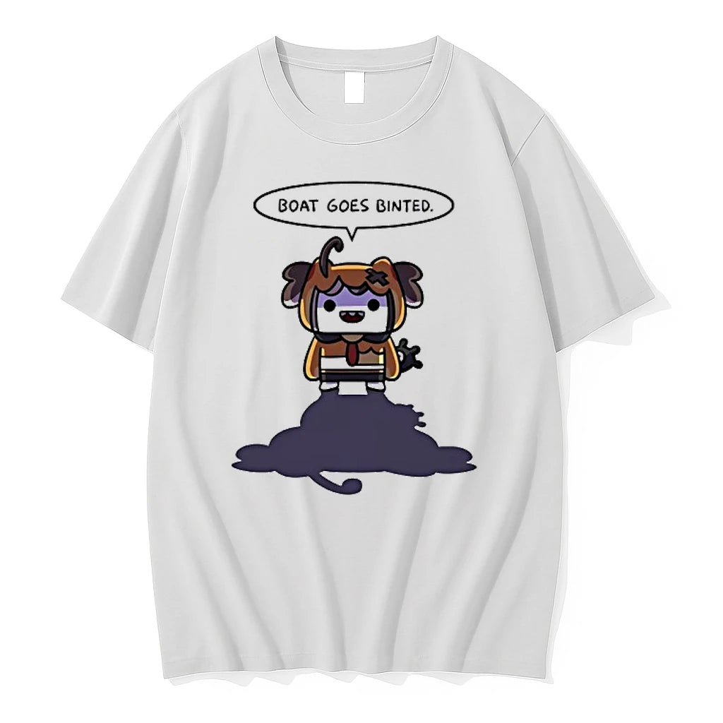 Officials Boat Goes Binted Meme Character Cute Cartoon Premium T Shirt