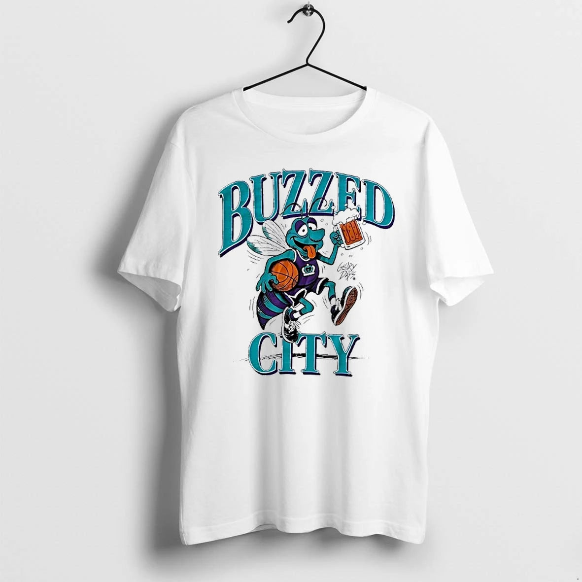 Officials Buzzed City Charlotte Hornets Basketball Mascot Premium T Shirt