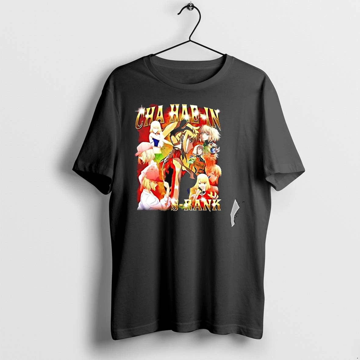 Officials Cha Hae In Solo Leveling S Rank Anime Character Premium T Shirt