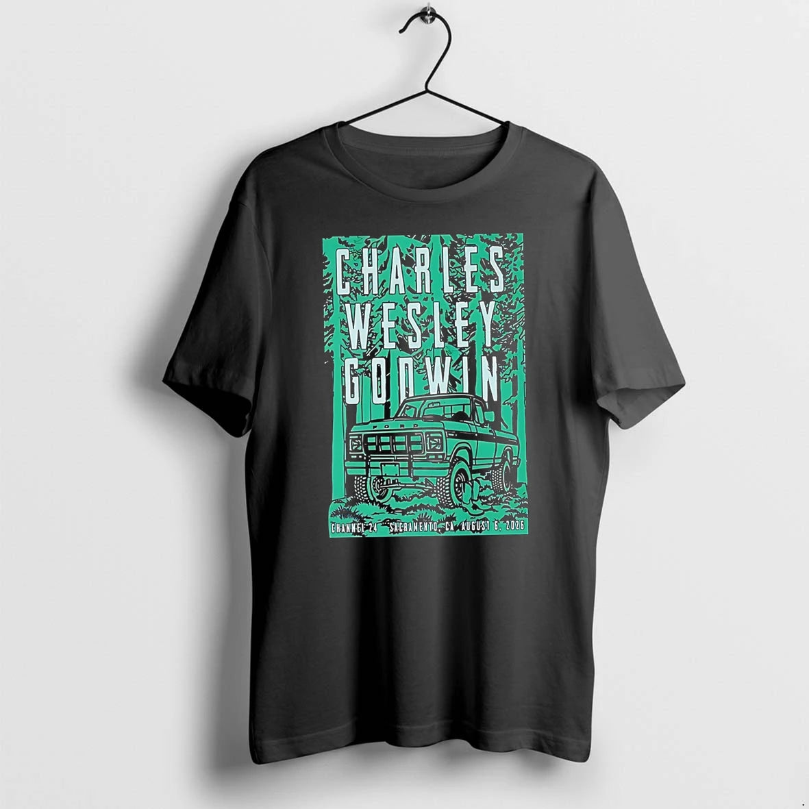 Officials Charles Wesley Godwin Channel 24 Sacramento Ca August 6 2026 Premium T Shirt