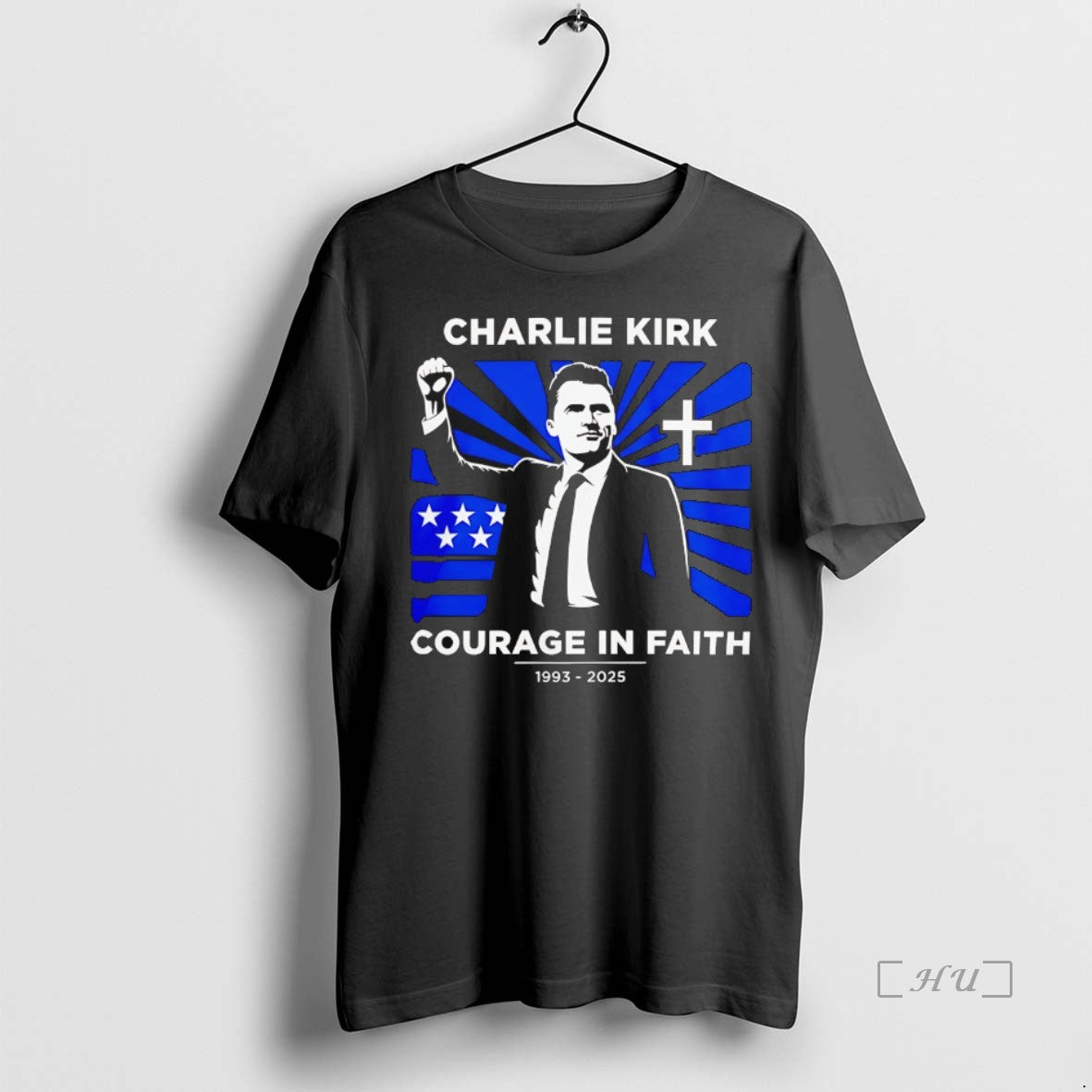 Officials Charlie Kirk Courage In Faith 1993 2025 T Shirt Sweater