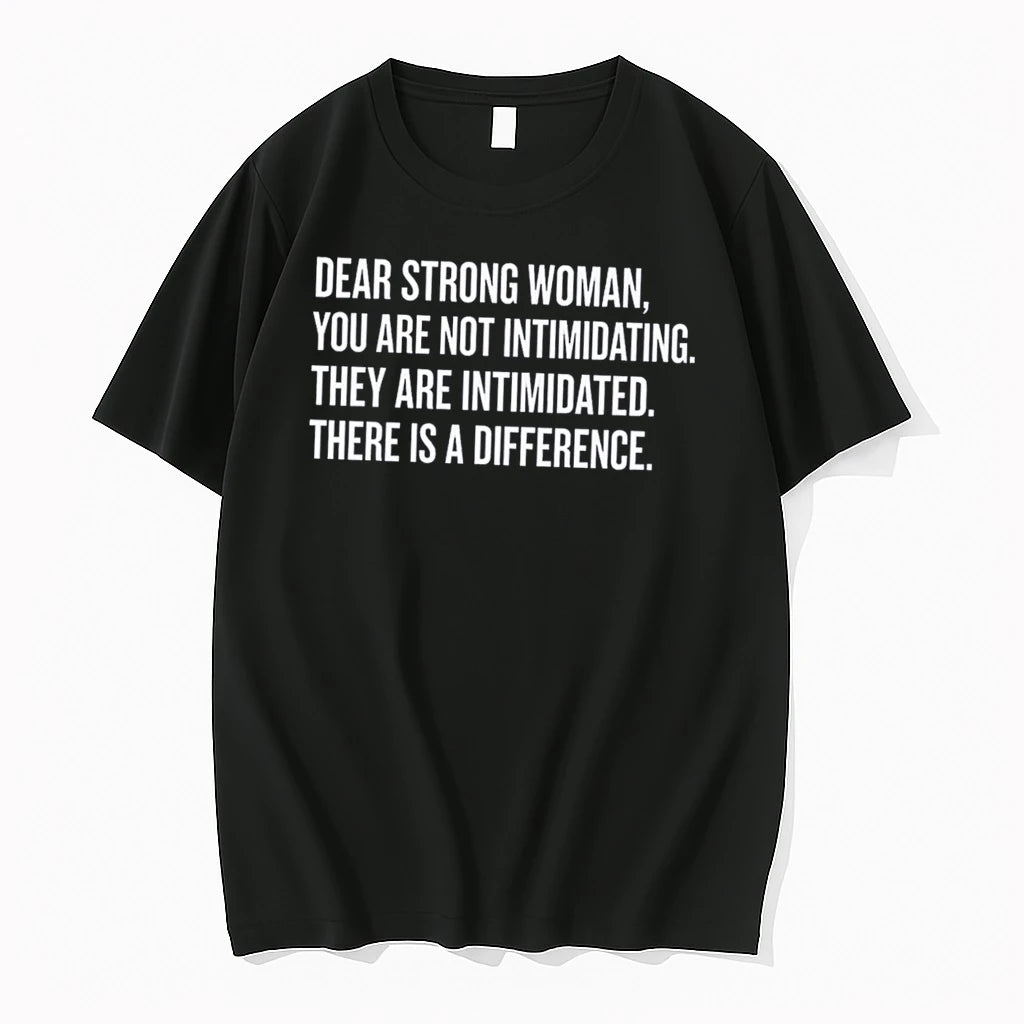 Officials Cheryl Reeve Worn Dear Strong Woman You Are Not Intimidating Tee