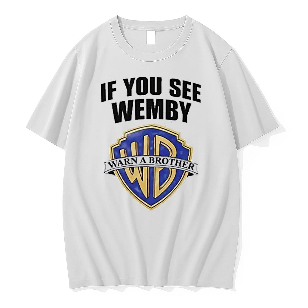 Officials Chet Holmgren If You See Wemby Warn A Brother Front T Shirt Sweater