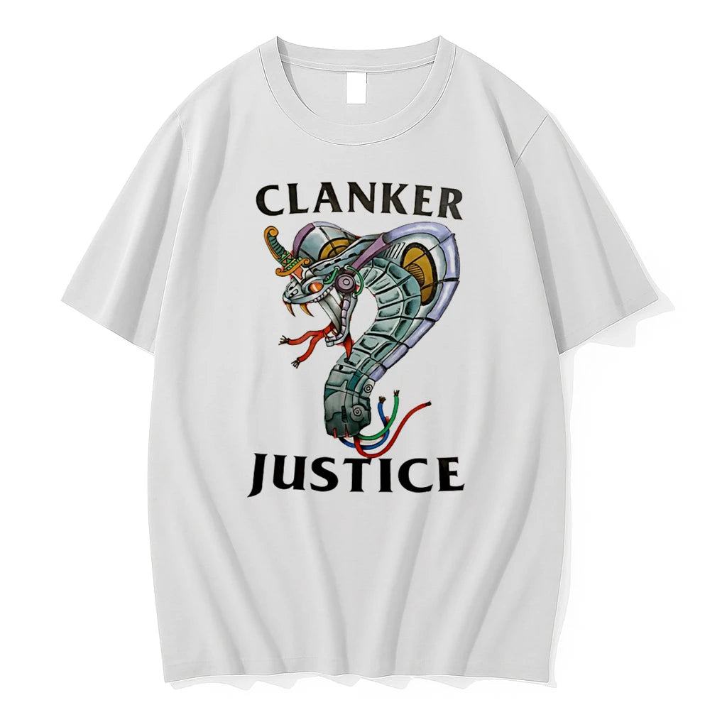Officials Clanker Justice Robotic Snake Cybernetic Tee Premium T Shirt