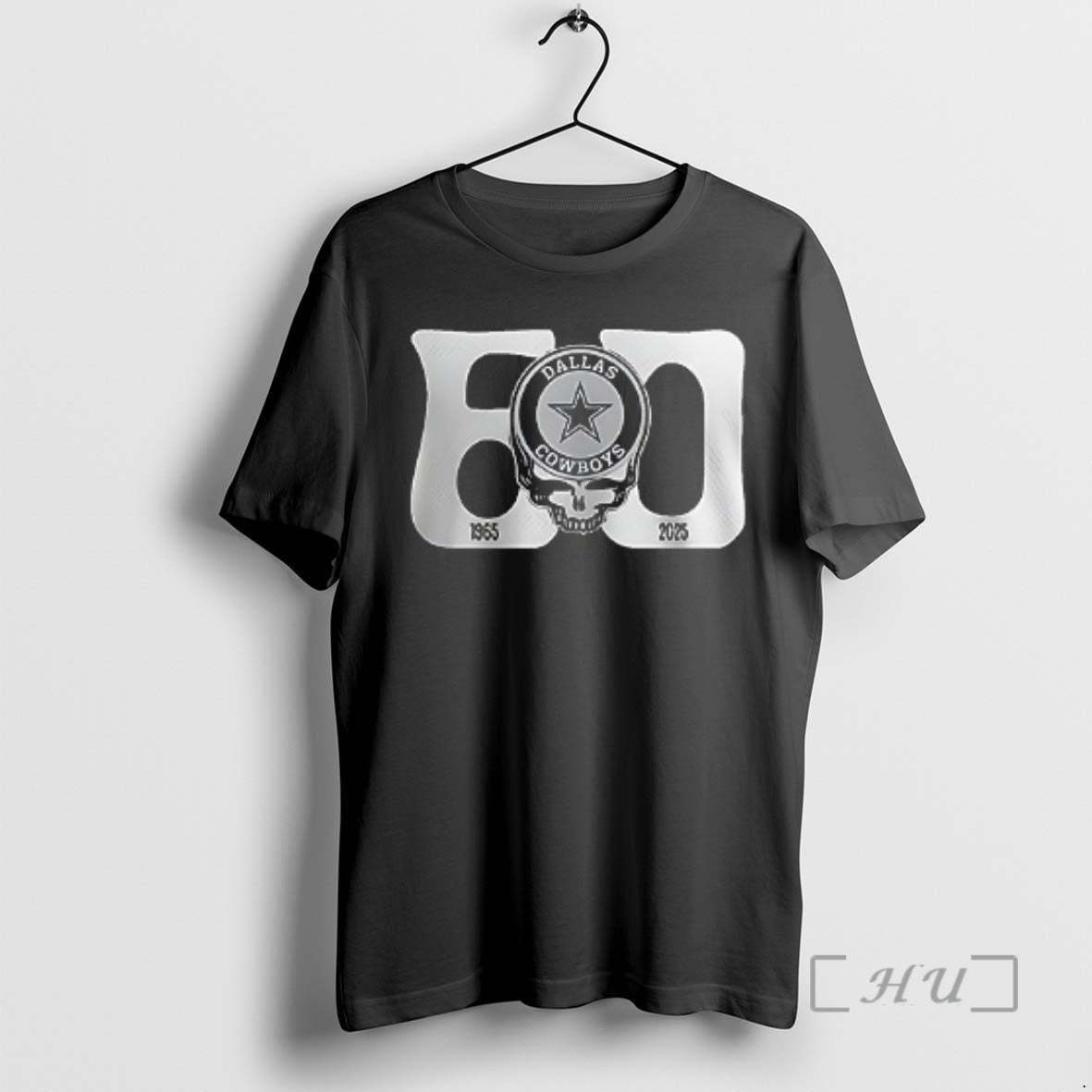 Officials Dallas Cowboys X Grateful Dead 60th Anniversary Bears Logo Double Sided Graphic