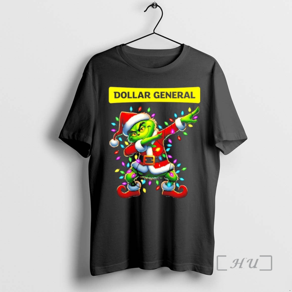 Officials Dollar General X Grinch Dabbing Christmas 2025 T Shirt Sweater