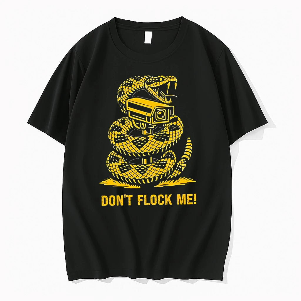 Officials Dont Flock Me Rattlesnake Surveillance Camera T Shirt Sweater