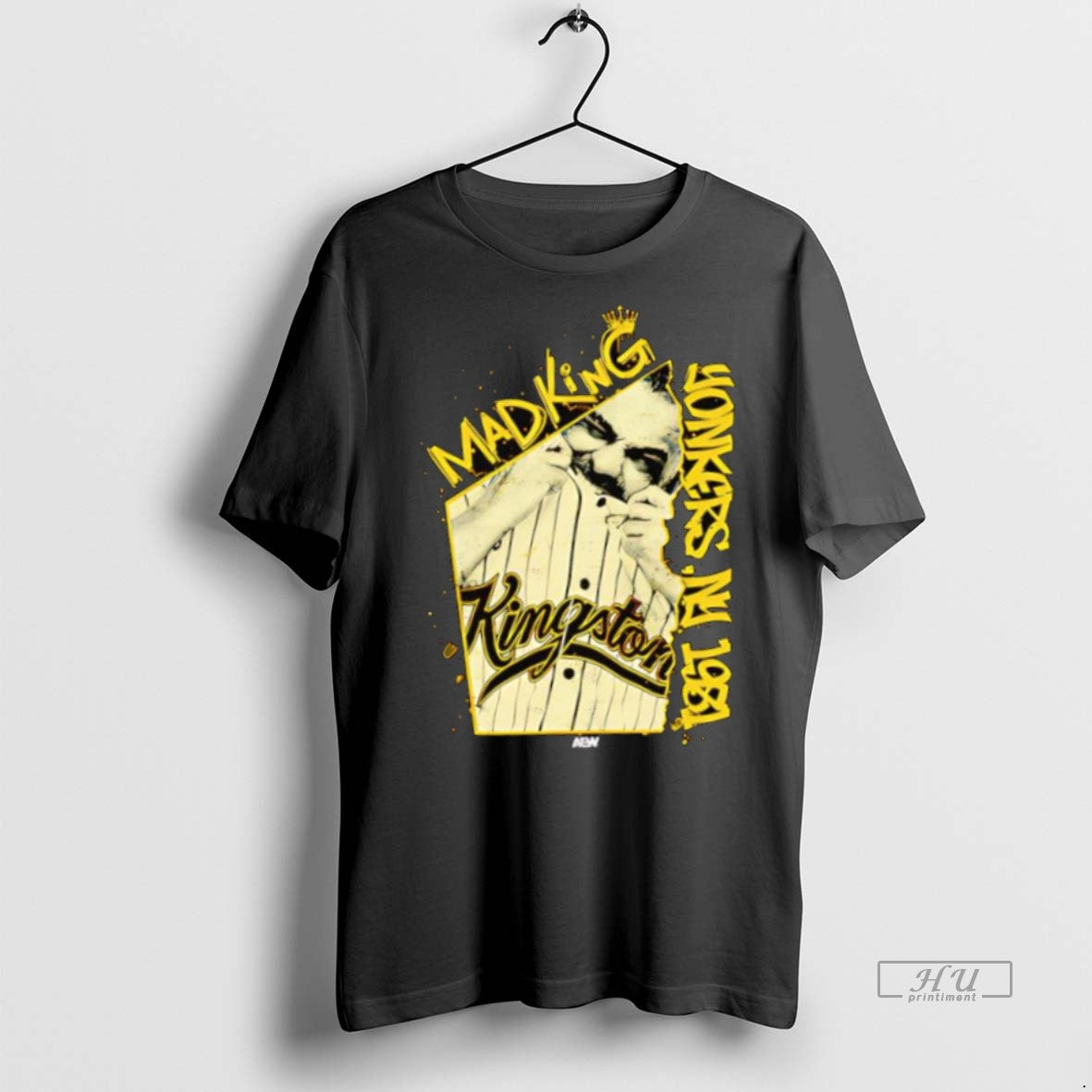Officials Eddie Kingston Mad King Yonkers Ny 1981 Graphic Premium Tee Shirt Sweater