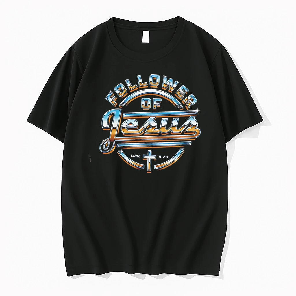 Officials Follower Of Jesus Luke 9 23 Christian Faith Tee Premium T Shirt