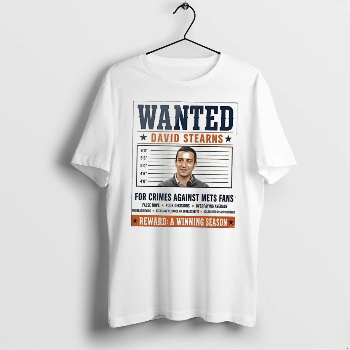 Officials Frank Wears David Stearns Wanted Tee Premium T Shirt