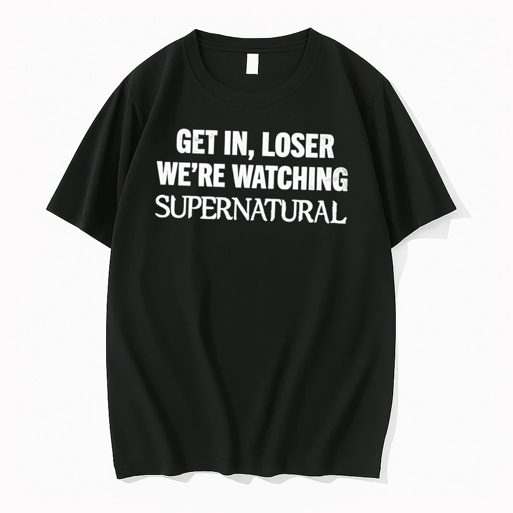 Officials Get In Loser Were Watching Supernatural Tee Premium T Shirt