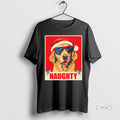 Officials Golden Retriever Naughty Christmas T Shirt Sweater