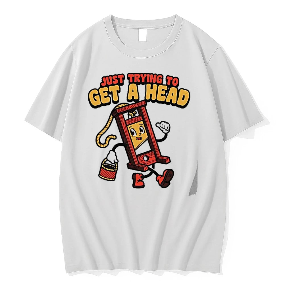 Officials Guillotine Just Trying To Get A Head Mascot Premium T Shirt