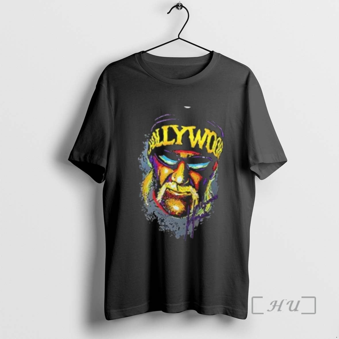 Officials Hollywood Hogan Full Color Face Tee Shirt Sweater