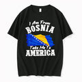 Officials I Am From Bosnia Take Me To America Bosnia Herzegovina Premium T Shirt