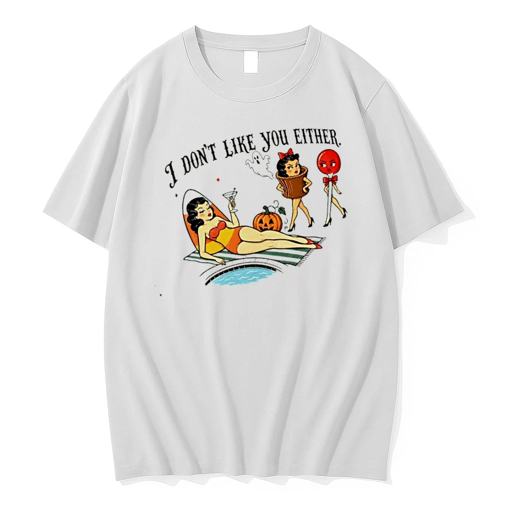 Officials I Dont Like You Either Candy Corn Premium T Shirt