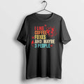 Officials I Like Coffee Foxes And Maybe 3 People Vintage T Shirt Sweater