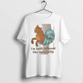 Officials Im Built Different Like Incorrectly Cat Snail White Premium T Shirt