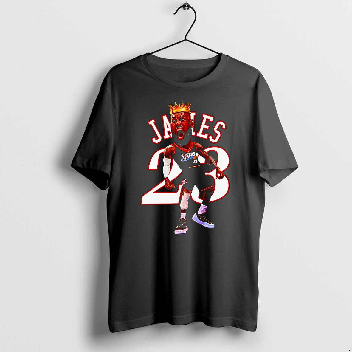 Officials James Sixers 23 Basketball Player Premium T Shirt