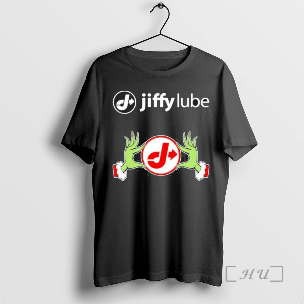 Officials Jiffy Lube Logo Grinch Hand Tee Shirt Sweater
