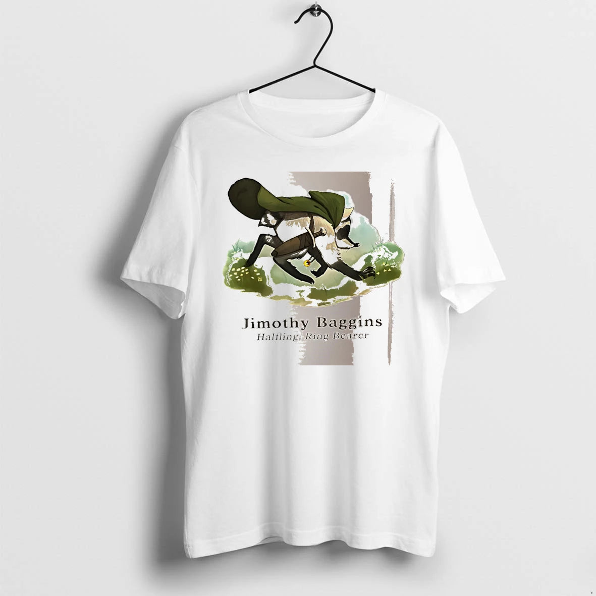 Officials Jimothy Baggins Halfling Ring Bearer Raccoon White Premium T Shirt